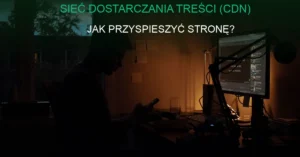 Nowoczesna infrastruktura serwerowa reprezentująca globalną sieć dostarczania treści CDN