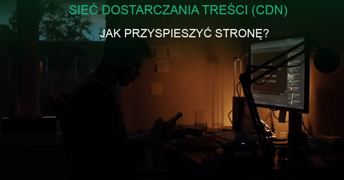 Nowoczesna infrastruktura serwerowa reprezentująca globalną sieć dostarczania treści CDN