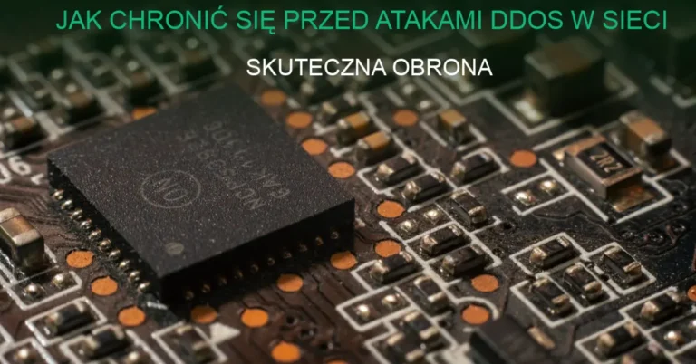 Sieć komputerowa z ochroną przed atakami DDoS