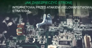 serwer z zieloną ikoną kłódki i zapory sieciowej na tle sieci