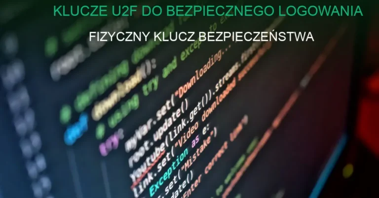 Fizyczny klucz U2F z interfejsami USB i NFC do bezpiecznego logowania, odporny na phishing.