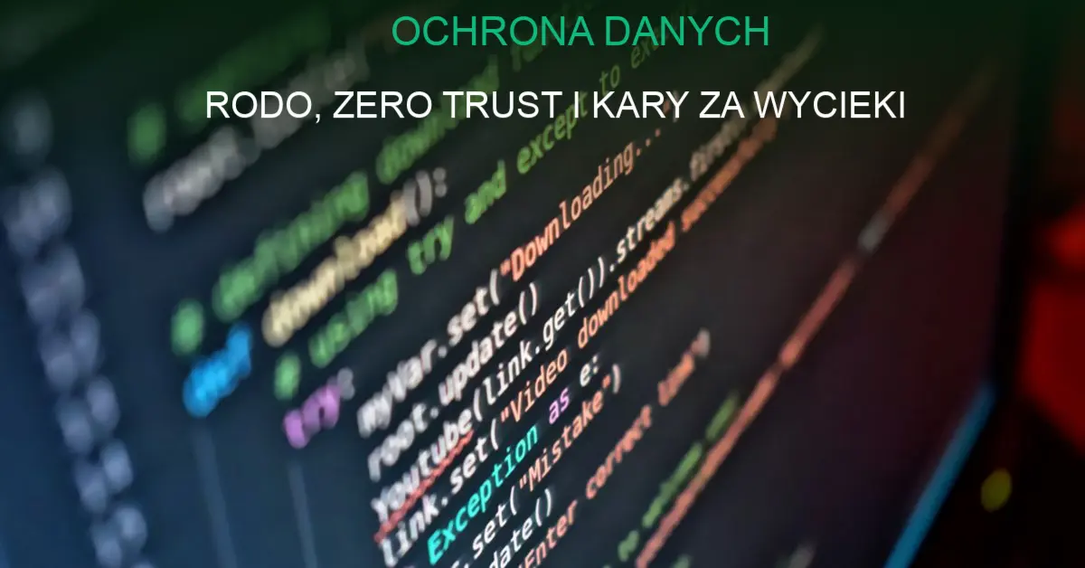 Serwerownia z zabezpieczonymi danymi i systemami ochrony