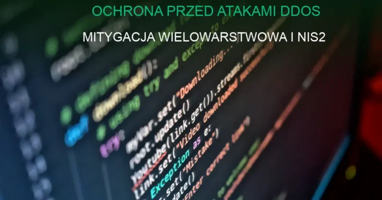 Infrastruktura sieciowa z zabezpieczeniem przed atakami DDoS