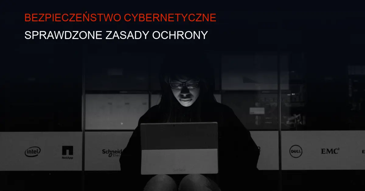 Ciemna grafika tła z serwerami i siecią cybernetyczną