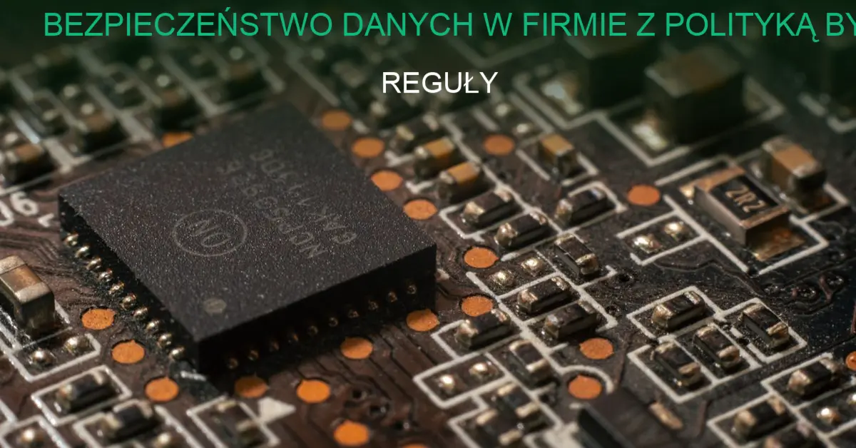 Schemat bezpieczeństwa danych BYOD: szyfrowanie, MDM, MFA, reguły