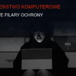 Ciemny serwer w centrum danych – zabezpieczenia sieci i systemów.