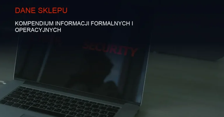 Ciemna grafika technologiczna z serwerownią i kodami binarnymi, ilustrująca bezpieczne przechowywanie danych sklepu.