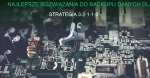 Serwerownia z nowoczesnymi urządzeniami do backupu danych firmy
