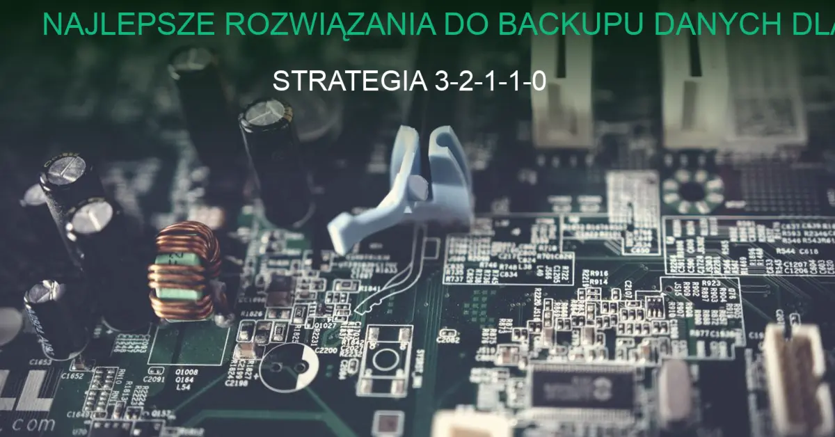 Serwerownia z nowoczesnymi urządzeniami do backupu danych firmy