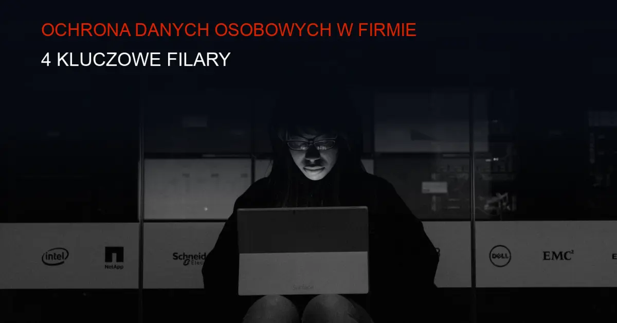 System ochrony danych osobowych z elementami cyberbezpieczeństwa i monitoringu.