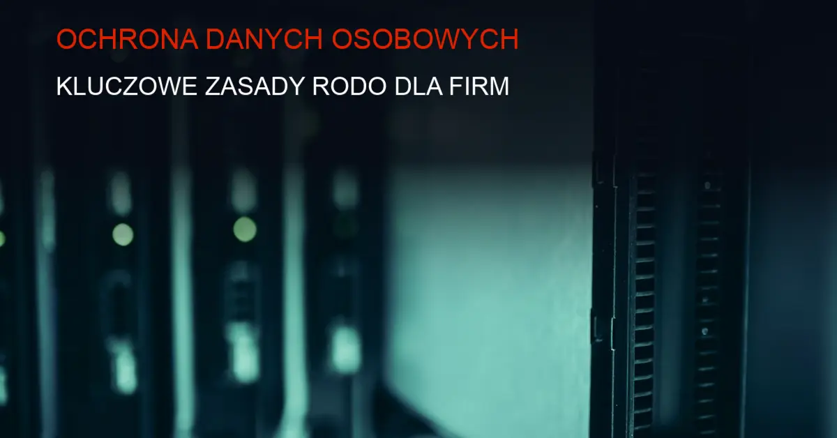 Obraz koncepcyjny ochrony danych osobowych z elementami cyberbezpieczeństwa i sieci IT.