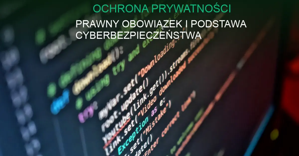 Grafika koncepcyjna: szyfrowanie i zabezpieczenia danych osobowych
