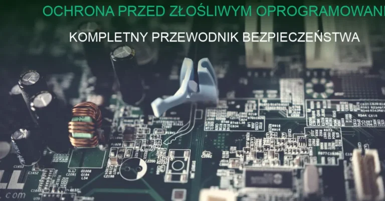 Sieć komputerowa z symbolami bezpieczeństwa cybernetycznego