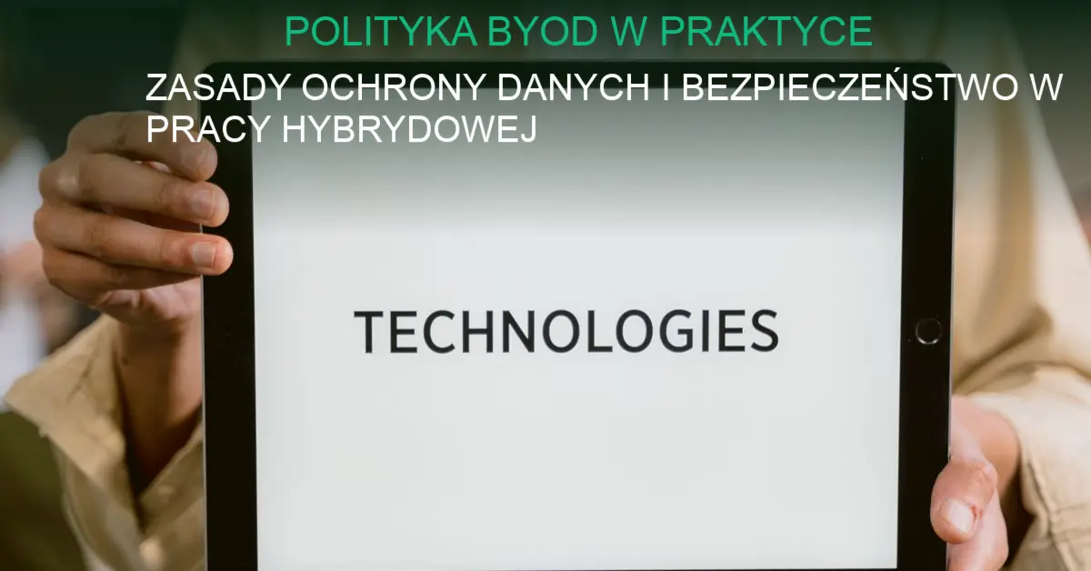 Nowoczesne urządzenia osobiste w środowisku pracy zdalnej z dostępem do firmowej sieci