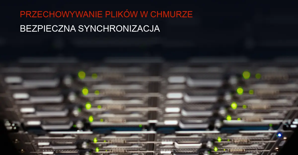 Wizualizacja bezpiecznej chmury z synchronizacją plików i ochroną danych