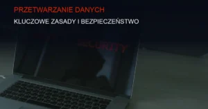 Grafika przedstawiająca zabezpieczenia danych, szyfrowanie i technologie ochrony prywatności.
