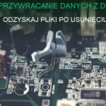Proces przywracania danych z dysku twardego w profesjonalnym laboratorium