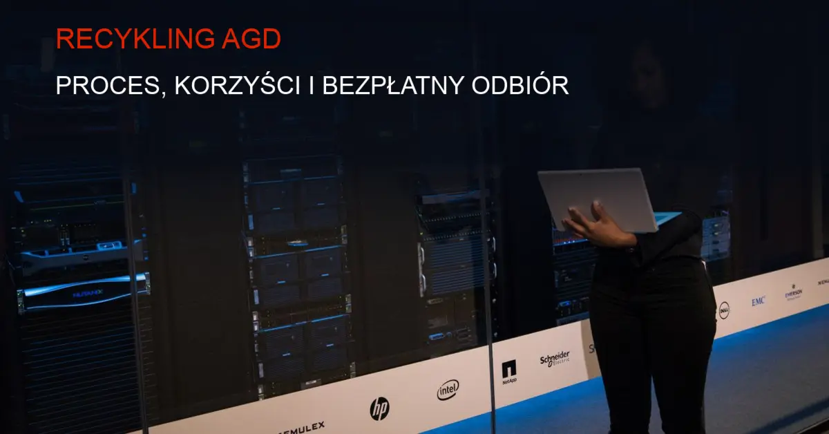 Recykling AGD - demontaż i separacja surowców w procesie przetwarzania elektroodpadów.