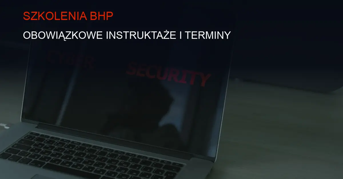 Technologiczne tło symbolizujące nowoczesne szkolenia BHP i bezpieczeństwo pracy w cyfrowym środowisku.
