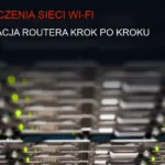 Techniczne zabezpieczenia sieci bezprzewodowej z routerem i blokadami bezpieczeństwa
