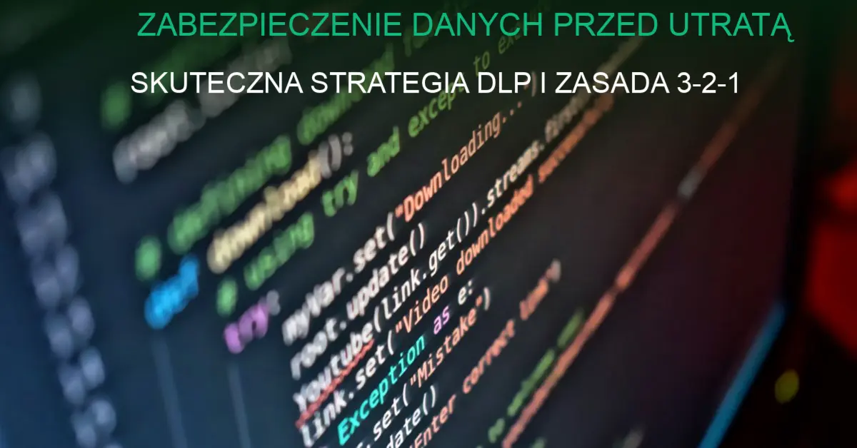 Schemat zabezpieczania danych przed utratą z kopiami zapasowymi i szyfrowaniem